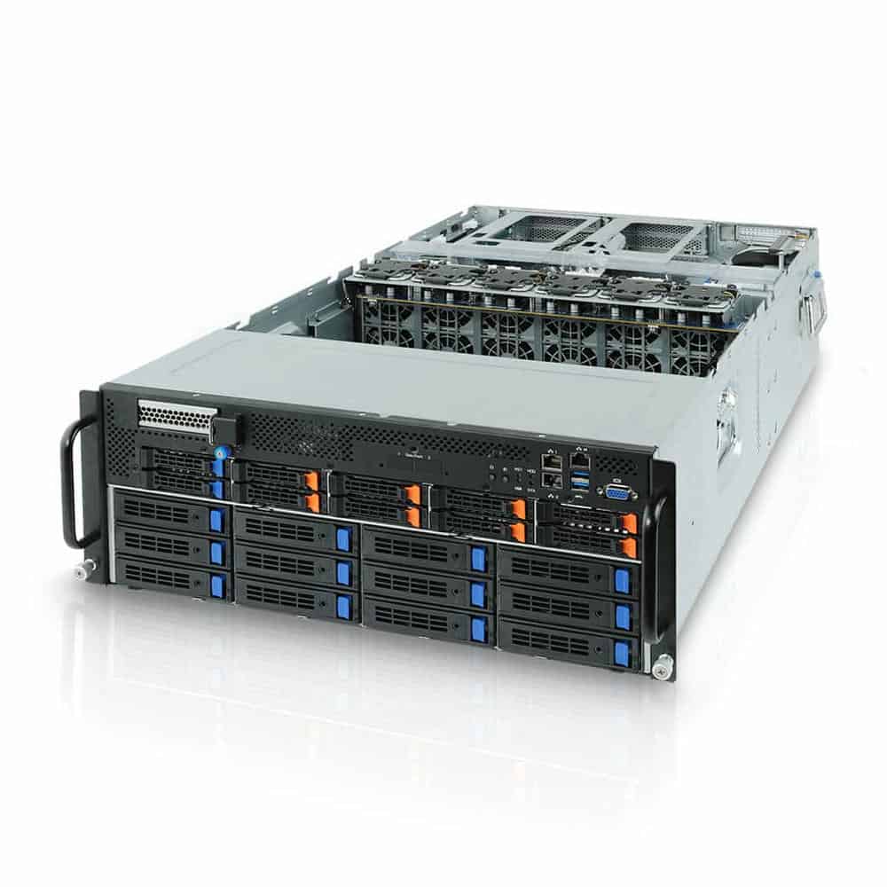 (image for) Gigabyte G482-Z50 2nd Gen EPYC Rome CPU 4U 22 Bay Barebone Server